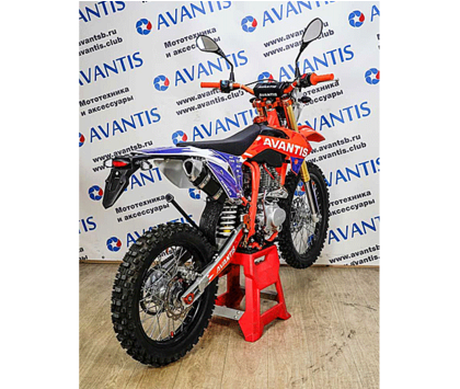 Мотоцикл Avantis A2 (172FMM, возд.охл.) ПТС Бело-оранжевый