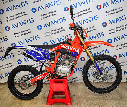 Мотоцикл Avantis A2 (172FMM, возд.охл.) ПТС Бело-оранжевый