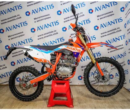 Мотоцикл Avantis A2 (172FMM, возд.охл.) без ПТС Бело-синий