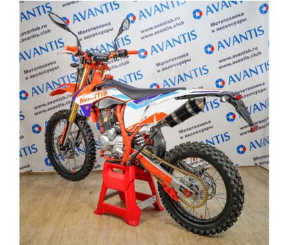 Мотоцикл Avantis A2 (172FMM, возд.охл.) без ПТС Бело-оранжевый