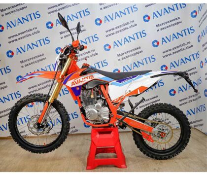 Мотоцикл Avantis A2 (172FMM, возд.охл.) без ПТС Бело-оранжевый
