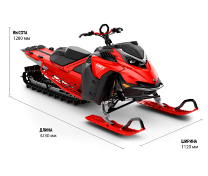Снегоход BRP (БРП) LYNX SHREDDER 850 E-TEC 2023 (цена с НДС)