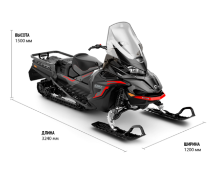 Снегоход BRP (БРП) LYNX Commander STD 900 ACE ES MY23 Tactical Grey / Black  (цена с НДС)