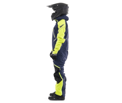 Комбинезон зимний мужской DRAGONFLY EXTREME 2.0 SNOWBIKE Blue-Yellow Fluo XXL