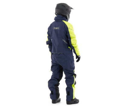 Комбинезон зимний мужской DRAGONFLY EXTREME 2.0 SNOWBIKE Blue-Yellow Fluo XXL
