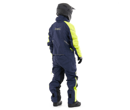 Комбинезон зимний мужской DRAGONFLY EXTREME 2.0 SNOWBIKE Blue-Yellow Fluo XXL