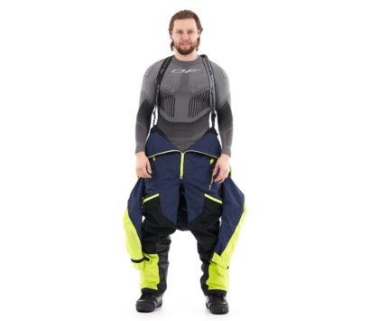 Комбинезон зимний мужской DRAGONFLY EXTREME 2.0 SNOWBIKE Blue-Yellow Fluo XXL