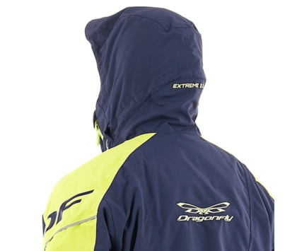 Комбинезон зимний мужской DRAGONFLY EXTREME 2.0 SNOWBIKE Blue-Yellow Fluo XXL