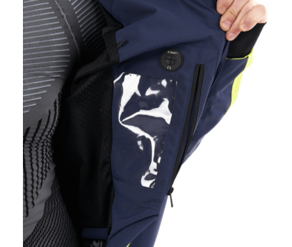 Комбинезон зимний мужской DRAGONFLY EXTREME 2.0 SNOWBIKE Blue-Yellow Fluo XXL
