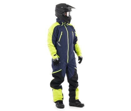Комбинезон зимний мужской DRAGONFLY EXTREME 2.0 SNOWBIKE Blue-Yellow Fluo XXL