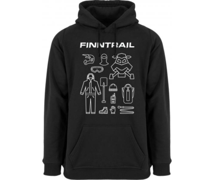 Худи FINNTRAIL TETRIS SNOW Black XS