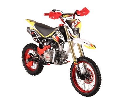Питбайк KAYO EVOLUTION K125EM 17/14 KRZ (механ. сцепл., эл. стартер 2026 г.) Белый