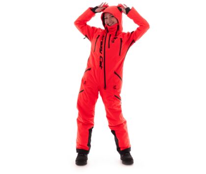 Комбинезон зимний женский DRAGONFLY EXTREME Crazy Cat Red 2023 S