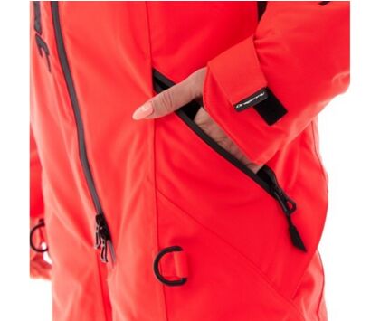 Комбинезон зимний женский DRAGONFLY EXTREME Crazy Cat Red 2023 S