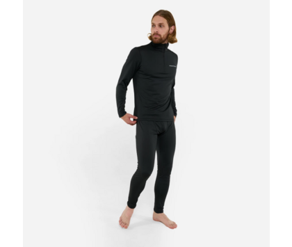 Термобелье утепленное мужское FINNTRAIL THERMO ZIP Black XS