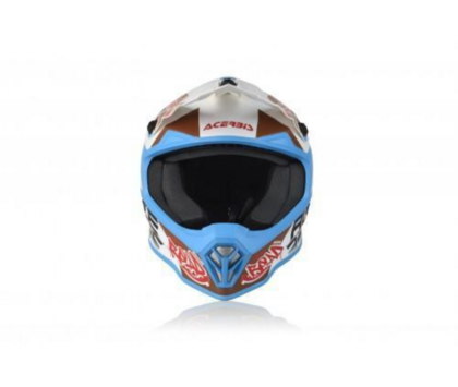 Шлем детский ACERBIS STEEL OFF ROAD DIVISION WHITE-BLUE M