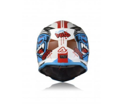 Шлем детский ACERBIS STEEL OFF ROAD DIVISION WHITE-BLUE M