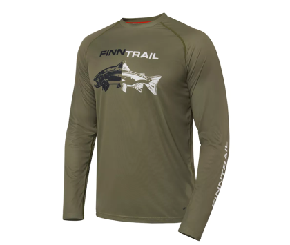 Лонгслив с UV-защитой FINNTRAIL WIND FISH Khaki XXXL