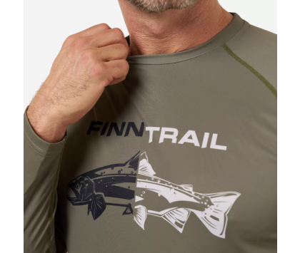 Лонгслив с UV-защитой FINNTRAIL WIND FISH Khaki XXXL