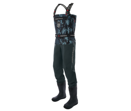 Вейдерсы с сапогом FINNTRAIL ENDURO BF CamoGrey 13(46)XXL