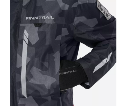 Куртка мужская забродная FINNTRAIL GREENWOOD CamoShadowBlack XS