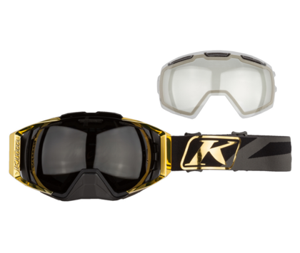 Очки KLIM Oculus Goggle Dissent Gold Smoke Polarized and Clear Lens