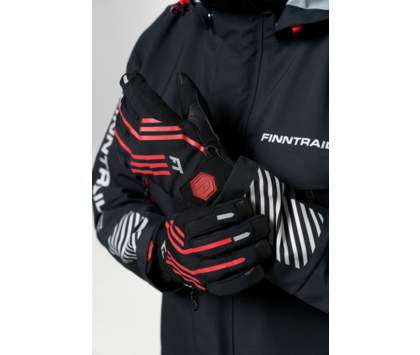 Перчатки FINNTRAIL IMPACT GraphiteRed M