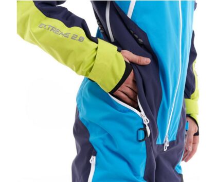 Комбинезон зимний мужской DRAGONFLY EXTREME 2.0 Blue-Yellow Green 2023 KXL