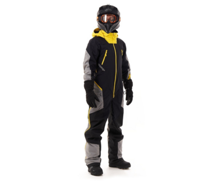 Комбинезон зимний мужской DRAGONFLY EXTREME 2.0 Black-Yellow-Gray 2023 XL