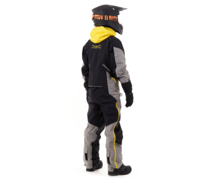 Комбинезон зимний мужской DRAGONFLY EXTREME 2.0 Black-Yellow-Gray 2023 XL