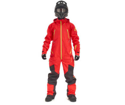 Комбинезон зимний мужской DRAGONFLY EXTREME 2.0 ACID Red-Yellow 2023 L