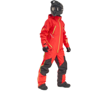 Комбинезон зимний мужской DRAGONFLY EXTREME 2.0 ACID Red-Yellow 2023 L