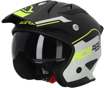 Шлем ХОТМОТ Acerbis JET ARIA 22-06 Black-Fluo-Yellow M