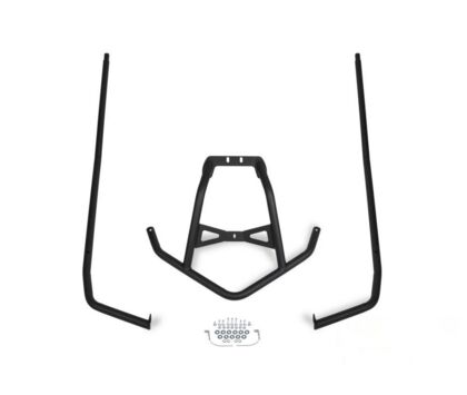 Бампер силовой передний стальной Rival для POLARIS Widetrak LX 2009 г. + крепление