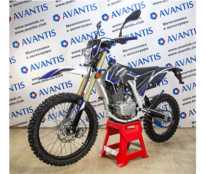 Мотоцикл Avantis A2 Lux (172FMM, возд.охл.) ПТС Синий