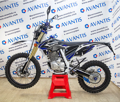 Мотоцикл Avantis A2 Lux (172FMM, возд.охл.) ПТС Синий