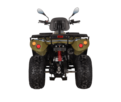 Квадрицикл KAYO AU200 со спинкой ПТС Зеленый