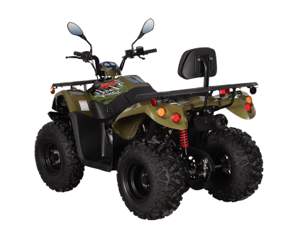 Квадрицикл KAYO AU200 со спинкой ПТС Зеленый