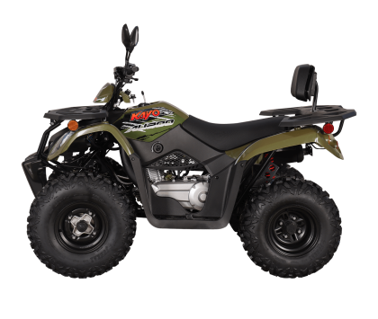 Квадрицикл KAYO AU200 со спинкой ПТС Зеленый