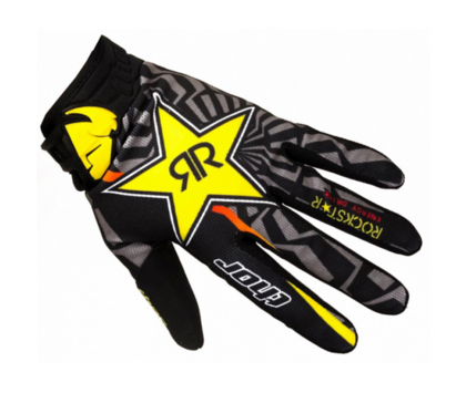 Перчатки THOR ROCKSTAR Black Yellow M