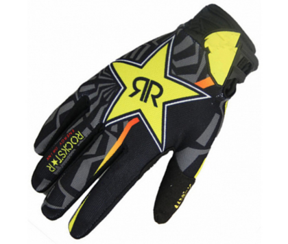 Перчатки THOR ROCKSTAR Black Yellow M