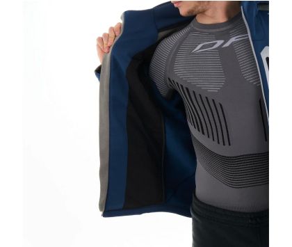 Куртка мужская с капюшоном DRAGONFLY EXPLORER 2.0 Grey-Ocean 2024 M