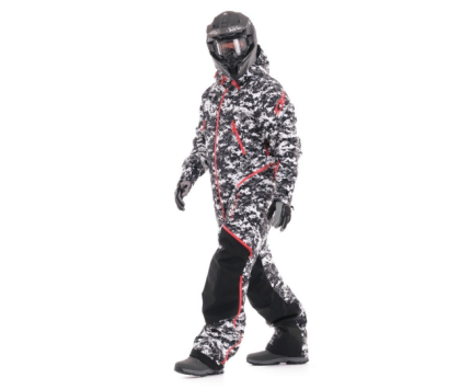 Комбинезон зимний мужской DRAGONFLY EXTREME Camo-Black 2021 XXL