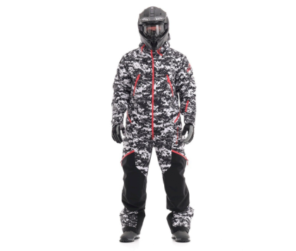 Комбинезон зимний мужской DRAGONFLY EXTREME Camo-Black 2021 XXL