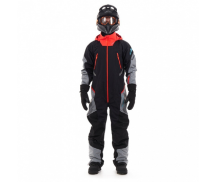 Комбинезон зимний мужской DRAGONFLY EXTREME 2.0 Black-Red-Gray 2023 KL