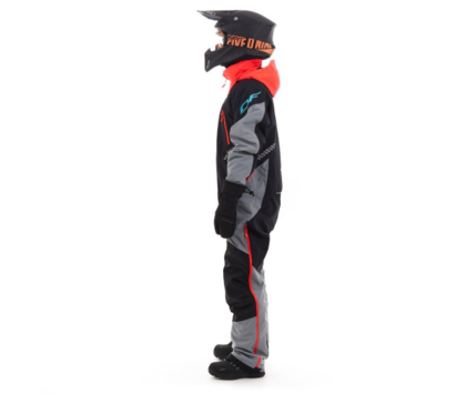 Комбинезон зимний мужской DRAGONFLY EXTREME 2.0 Black-Red-Gray 2023 KL