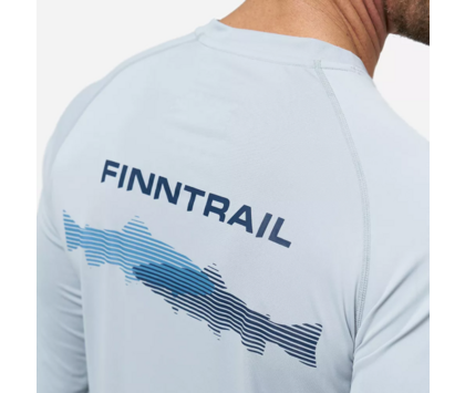 Лонгслив с UV-защитой FINNTRAIL WAVE FISH Grey XS