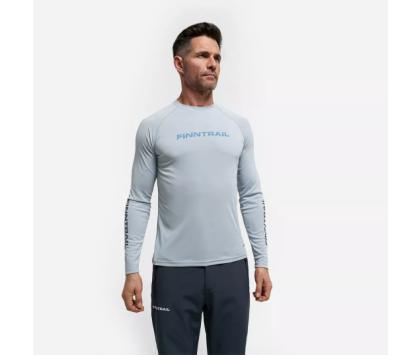Лонгслив с UV-защитой FINNTRAIL WAVE FISH Grey XL