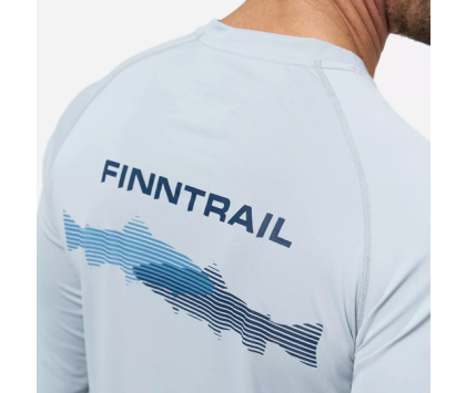 Лонгслив с UV-защитой FINNTRAIL WAVE FISH Grey XL