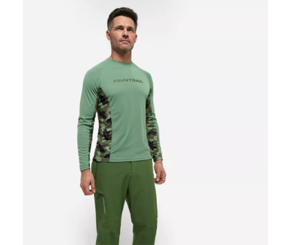 Лонгслив с UV-защитой FINNTRAIL WAVE FISH CamoArmy XS